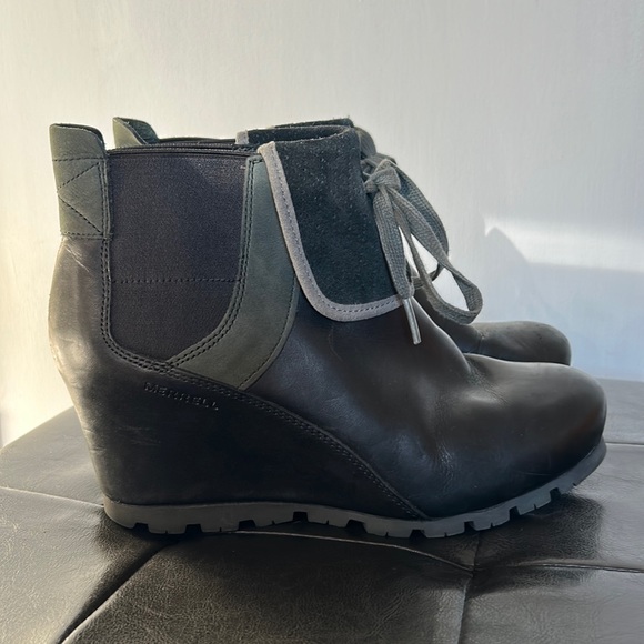 Merrell Wedge Chelsea Boots, Sz.9.5 - Picture 1 of 6